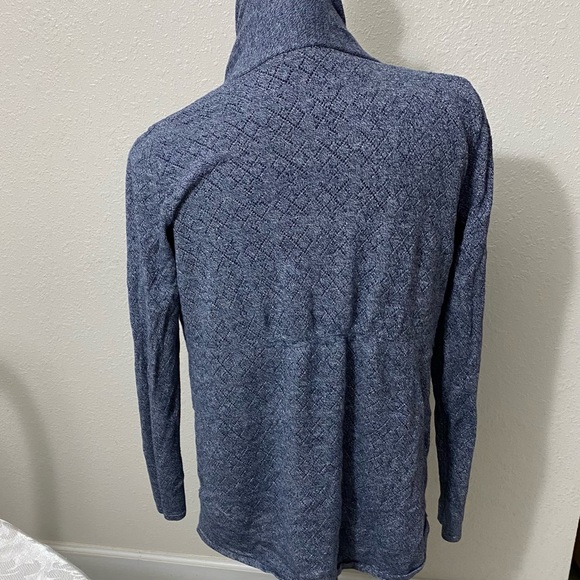 BELLDINI Woman open front Cardigan knitted Blue grey size L - Picture 2 of 6